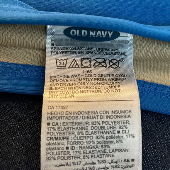 Girls Old Navy 2 piece bathing suit size medium - Picture 3 of 4